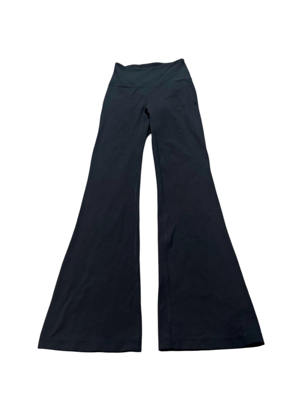 Lululemon Groove Super High Rise Flared Pant Nulu Black Size 2 Yoga Leggings - Picture 4 of 10
